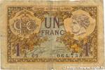 FRANCE regionalism and miscellaneous 1 Franc FRANCE regionalism and miscellaneous 1 Franc 1920 G -