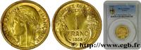 FRANCE 1 franc Morlon III REPUBLIC Paris 1935 (23mm, 4g, 6h) -