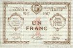 FRANCE regionalism and miscellaneous 1 Franc FRANCE regionalism and miscellaneous 1 Franc 1917 AU- -
