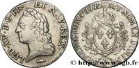 FRANCE Écu aux branches d’olivier, buste lauré LOUIS XV THE BELOVED Bordeaux 1772 (39,5mm, 29,01g, 6h) -