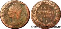 FRANCE Cinq centimes Dupré, grand module, CNIQ DIRECTOIRE Limoges 1797 (27,10mm, 8,27g, 6h) -