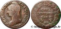 FRANCE Cinq centimes Dupré, grand module, CNIQ CONSULATE Strasbourg 1800 (28,05mm, 8,68g, 6h) -