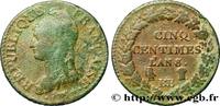 FRANCE Cinq centimes Dupré, grand module CONSULATE Strasbourg/ Nantes 1800 (28,50mm, 10,32g, 6h) -
