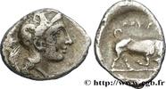 Hellenistic 1 (323 BC to 188 BC) Triobole LUCANIA - THOURIOI Thurium, Lucanie c. 350-300 AC. (13mm, 1,10g, 10h) -