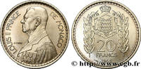 MONACO Essai de 20 Francs Turin Louis II MONACO Paris 1945 (26,11mm, 10,31g, 6h) -