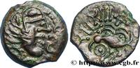 FRANCE Bronze YLLYCCI à l’oiseau, classe VIIb, esse inver SENONES (Area of Sens) c. avant 52 AC. (15mm, 2,70g, 11h) -