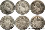 FRANCE Lot de trois pièces de 20 centimes Napoléon III, t SECOND EMPIRE n.l. n.d. (15mm, 1g, 6h) -