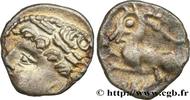 FRANCE Denier au cervidé, tête à gauche GALLIA - ALLOBROGES (Dauphiné area) Ier siècle avant J.-C. (14,5mm, 2,02g, 12h) -