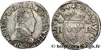 FRANCE Teston DOMBES - PRINCIPALITY OF DOMBES - HENRI DE MONTPENSIER Trévoux 1604 (31mm, 9,35g, 11h) -