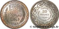 TUNISIA - FRENCH PROTECTORATE Essai 20 Francs argent au nom de Ahmed Bey AH 1358 TUNISIA - FRENCH PROTECTORATE Paris 1939 (34,95mm, 20,02g, 6h) -