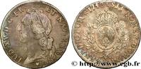 FRANCE Écu aux branches d’olivier, tête ceinte d’un bande LOUIS XV THE BELOVED Strasbourg 1748 (41mm, 28,62g, 6h) -