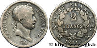FRANCE 2 francs Napoléon Ier tête laurée, Empire français PREMIER EMPIRE / FIRST FRENCH EMPIRE Bordeaux 1811 (27mm, 9,77g, 6h) -