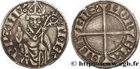 FRANCE Tiers de gros ou tiercelet LORRAINE - METZ - THIERRY V BAYER OF BOPPARD Metz 1365-1383 (18,5mm, 0,99g, 1h) -