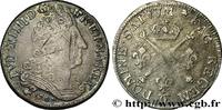 FRANCE 20 sols aux insignes LOUIS XIV THE SUN KING Besançon 1707 (27mm, 5,86g, 6h) -