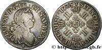FRANCE Écu à la croix fleurdelisée couronnée et aux huit LOUIS XV THE BELOVED Caen 1725 (37,5mm, 23,19g, 6h) -