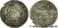 FRANCE 20 sols aux insignes LOUIS XIV THE SUN KING Bayonne 1707 (28mm, 6,16g, 6h) -