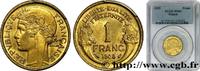 FRANCE 1 franc Morlon III REPUBLIC Paris 1935 (23mm, 4g, 6h) -