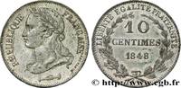 FRANCE Concours de 10 centimes, essai en étain par Montag II REPUBLIC Paris 1848 (30mm, 8,42g, 6h) -