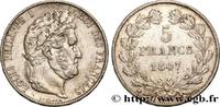 FRANCE 5 francs IIIe type Domard LOUIS-PHILIPPE I Bordeaux 1847 (37mm, 24,82g, 6h) -