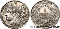 FRANCE 1 franc Cérès, IIIe République III REPUBLIC Bordeaux 1872 (23mm, 5,00g, 6h) -