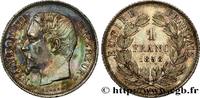 FRANCE 1 franc Napoléon III, tête nue SECOND EMPIRE Paris 1858 (23mm, 4,95g, 6h) -