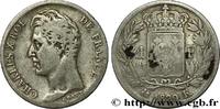 FRANCE 1 franc Charles X, matrice du revers à quatre feui CHARLES X Bordeaux 1829 (23mm, 4,91g, 6h) -