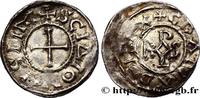 FRANCE Obole CHARLES II LE CHAUVE / THE BALD Saint-Denis s.m. (15,5mm, 0,68g, 12h) -