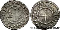 FRANCE Denier CHARLES II LE CHAUVE / THE BALD Sens s.m. (20mm, 1,66g, 7h) -
