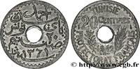 TUNISIA - FRENCH PROTECTORATE Essai de 20 Centimes TUNISIA - FRENCH PROTECTORATE Paris 1942 (24,42mm, 3,53g, 6h) -