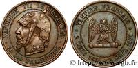 FRANCE Monnaie satirique Br 27, module de 5 centimes SATIRIQUES - GUERRE DE 1870 ET BATAILLE DE SEDAN s.l. 1870 (27mm, 6,99g, 12h) -