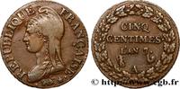 FRANCE Cinq centimes Dupré, grand module DIRECTOIRE Paris 1799 (28,11mm, 9,6g, 6h) -
