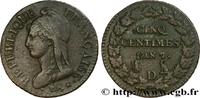 FRANCE Cinq centimes Dupré, grand module DIRECTOIRE Lyon 1799 (28mm, 10,06g, 6h) -