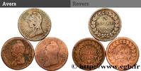 FRANCE Lot de 3 pièces de Un Décime Dupré DIRECTOIRE - n.d. (-mm, -g, h) -