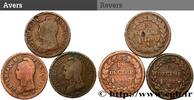 FRANCE Lot de 3 pièces de Un Décime Dupré DIRECTOIRE - n.d. (-mm, -g, h) -