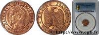 FRANCE Un centime Napoléon III, tête nue, différent levre SECOND EMPIRE Paris 1855 (15mm, 1g, 6h) -