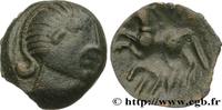 FRANCE Bronze VIIRICIVS, classe IV GALLIA BELGICA PAGUS CATUSLUGI - Sanctuary of BOIS L'ABBÉ (Seine-Maritime) c. 50-40 AC. (18mm, 2,92g, 3h) -