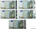 EUROPA 5 Euro Consécutifs EUROPA 5 Euro Consécutifs 2002 UNC -