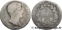 FRANCE 1 franc Napoléon Empereur, Calendrier grégorien PREMIER EMPIRE / FIRST FRENCH EMPIRE Limoges 1806 (23mm, 5g, 5h) -