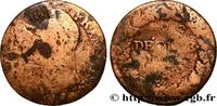 FRANCE Cinq centimes Dupré, grand module, refrappage du DIRECTOIRE s.l. n.d. (28mm, 8,68g, 6h) -