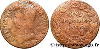 FRANCE Cinq centimes Dupré, grand module DIRECTOIRE Strasbourg 1798 (28mm, 9g, 6h) -