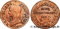 FRANCE Cinq centimes Dupré, grand module DIRECTOIRE Strasbourg 1799 (27,39mm, 9,82g, 6h) -