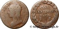 FRANCE Cinq centimes Dupré, grand module DIRECTOIRE Limoges 1798 (28mm, 9,27g, 6h) -