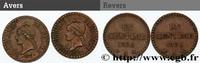 FRANCE Lot de 2 Un centime Dupré, IIe République II REPUBLIC Paris 1850 (18mm, 1,80g, 6h) -