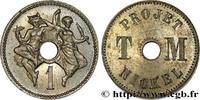 FRANCE Projet de 1 centime T. Michelin III REPUBLIC n.d. (18,33mm, 2,20g, 12h) -