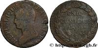FRANCE Cinq centimes Dupré, grand module, CNIQ DIRECTOIRE Limoges 1797 (27,10mm, 9,27g, 6h) -