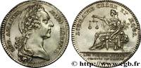 FRANCE Chambre de commerce de Dieppe (Louis XV) LES CHAMBRES DE COMMERCE 1758 (28,15mm, 8,5g, 6h) -