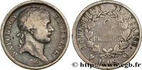 FRANCE 2 francs Napoléon Ier tête laurée, République fran PREMIER EMPIRE / FIRST FRENCH EMPIRE Perpignan 1808 (27mm, 10g, 6h) -