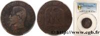 FRANCE Cinq centimes Napoléon III, tête nue SECOND EMPIRE Lille 1857 (25mm, g, 6h) -