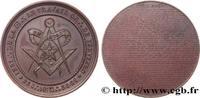 FRANCE Médaille de l’Installation GRAND ORIENT DE BELGIQUE 1869 (49,5mm, 52,91g, 12h) -