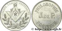FRANCE PHILOSOPHIE POSITIVE LOGES A L’ORIENT DE PARIS - LOGES PARISIENNES n.d. (31mm, 2,65g, 6h) -